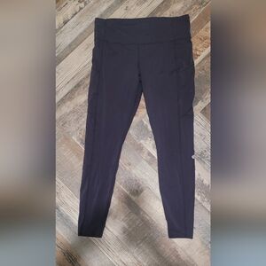 Size 12 Lululemon Black Fast and Free Tight